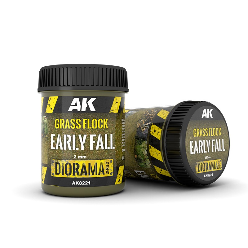 Grass flock early fall 2mm 250ml - AK Interactive AK8221