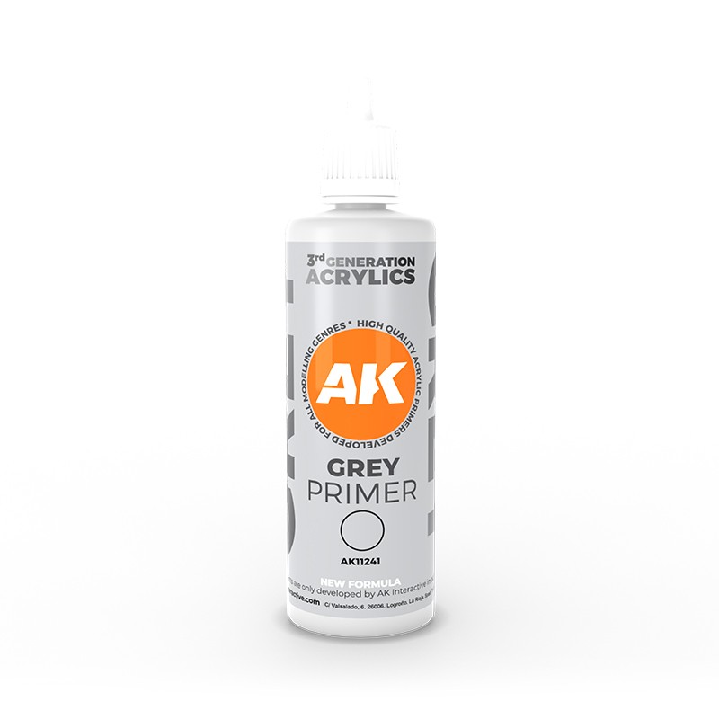 Surface primer grey 100ml 3 GEN - AK Interactive