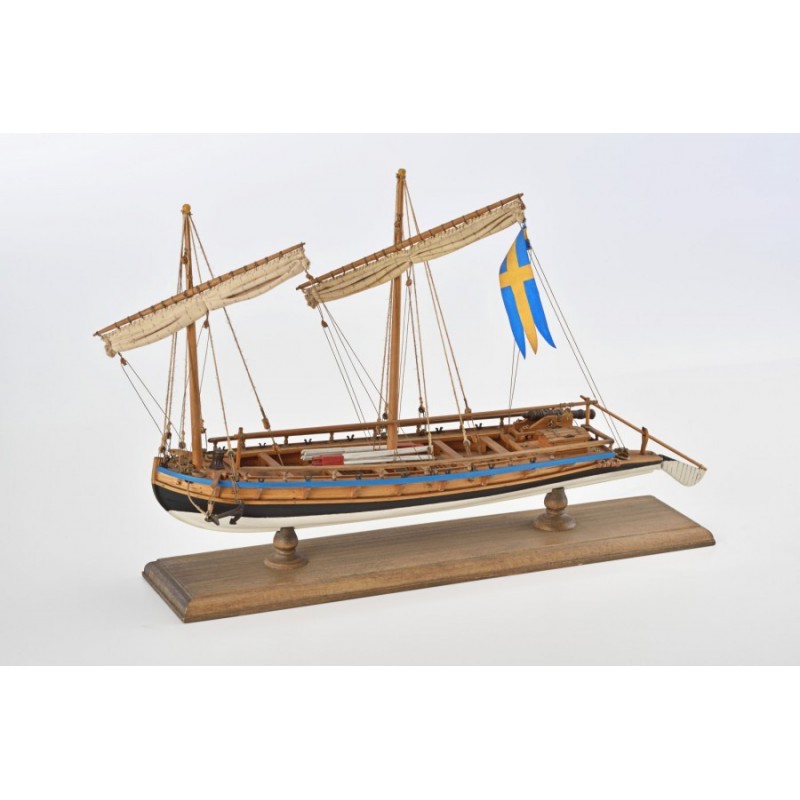 Drewniany model kanonierki szwedzkiej firmy Amati 1550