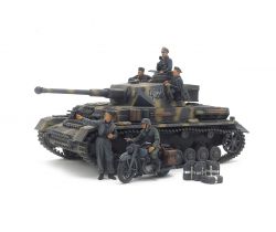 Panzer IV Ausf.G & Motorcycle - Tamiya 25209