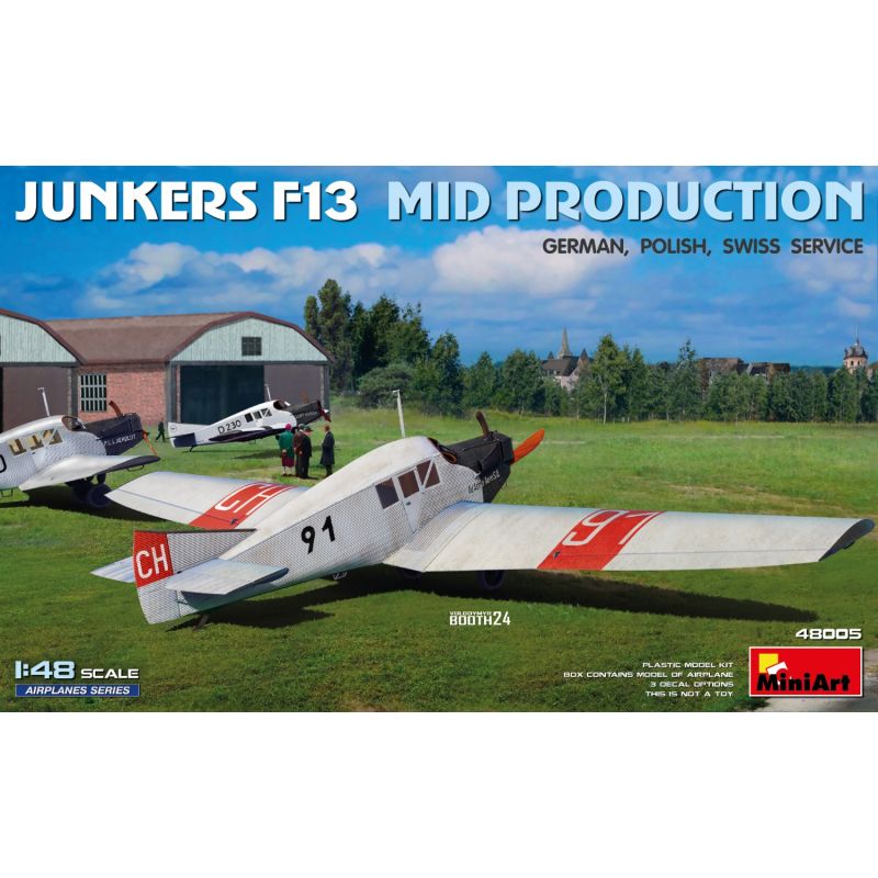 Samolot pasażerski Junkers F13 - MiniArt 48005