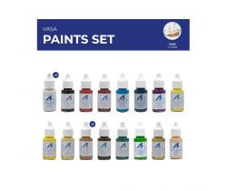 Zestaw 16 farb do modelu Vasa firmy Artesania Latina 277PACK10