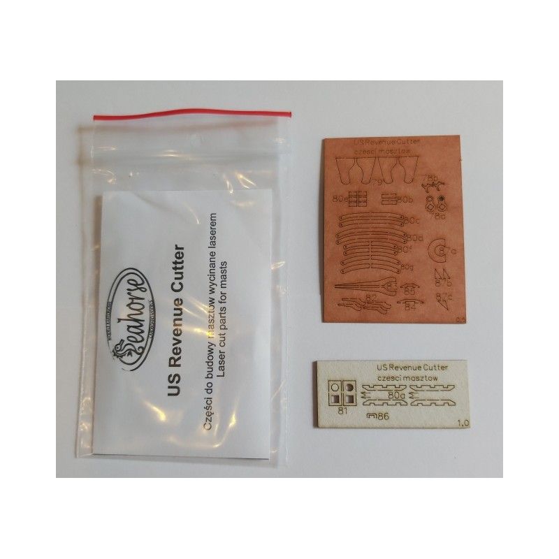 Amerykański kuter straży przybrzeżnej - części do budowy masztów