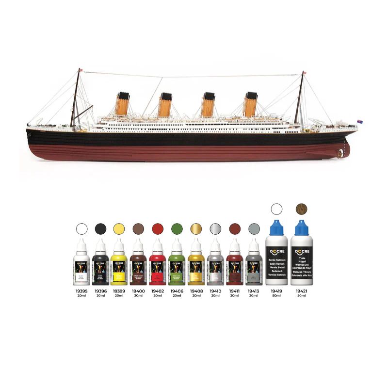 Titanic Acrylic Paint Pack - OcCre 90504