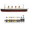 Zestaw farb i bejc do modelu Titanic firmy OcCre 90504