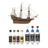 Zestaw farb i bejc do modelu Golden Hind firmy OcCre 90512