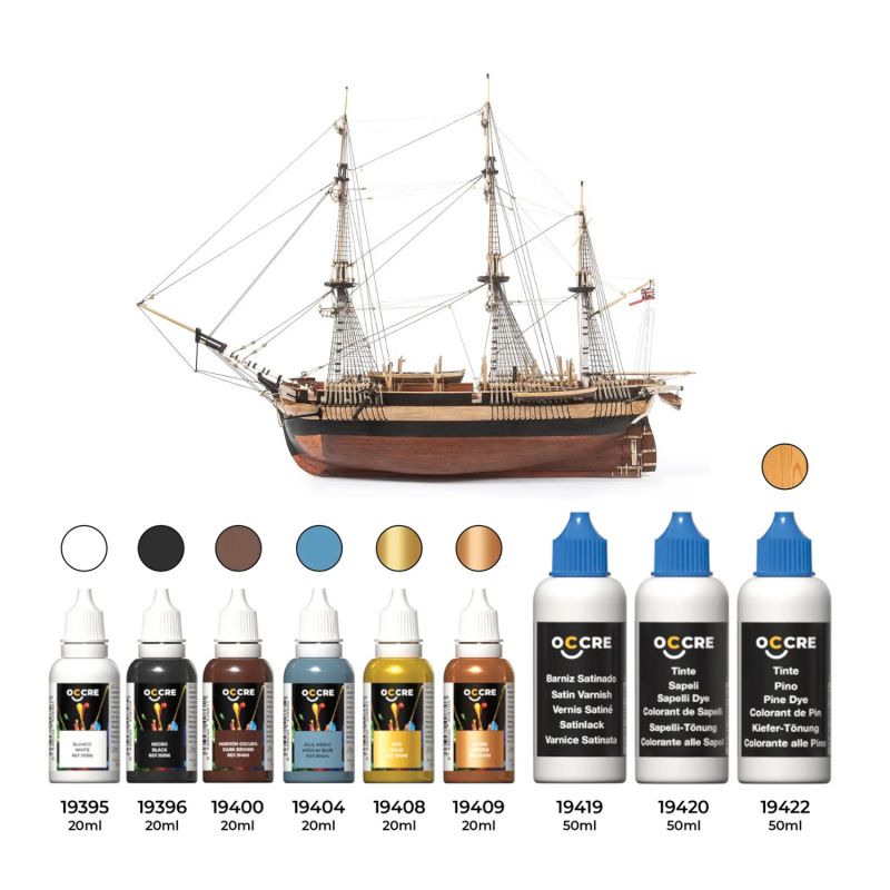 HMS Erebus Acrylic Paint Pack - OcCre 90532