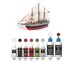 Zestaw farb i bejc do modelu Fram firmy OcCre 90561