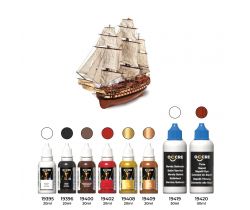 Zestaw farb i bejc do modelu Montanes firmy OcCre 90527