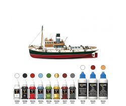 Zestaw farb i bejc do modelu Ulises RC firmy OcCre 90531