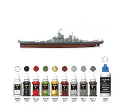 Zestaw farb do modelu Missouri firmy OcCre 90563