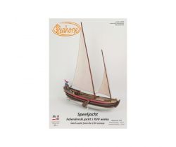 Model kartonowy holenderskiego jachtu Speeljacht firmy Seahorse