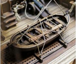 15-16th century wooden boat (108mm) - Ships of Pavel Nikitin