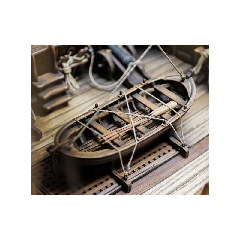 15-16th century wooden boat (108mm) - Ships of Pavel Nikitin