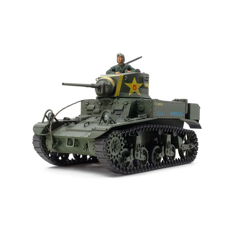 Amerykański czołg lekki M3 Stuart (Late Production) - Tamiya 35360