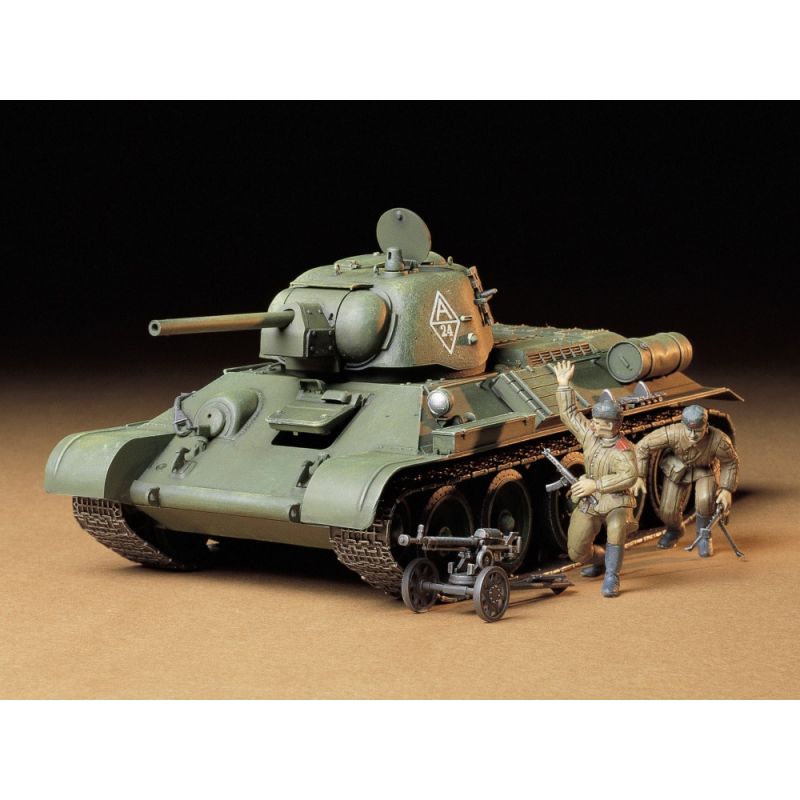 Rosyjski czołg T34/76 "ChTZ" (1943 Production) - Tamiya 35149