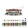 Zestaw farb i bejc do modelu tramwaju z Bueons Aires firmy OcCre 90538