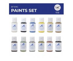 Paints set for fighter Messershmitt BF109G - Artesania Latina 277PACK5