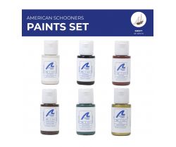 Paints set for american schooner Swift  - Artesania Latina 277PACK9