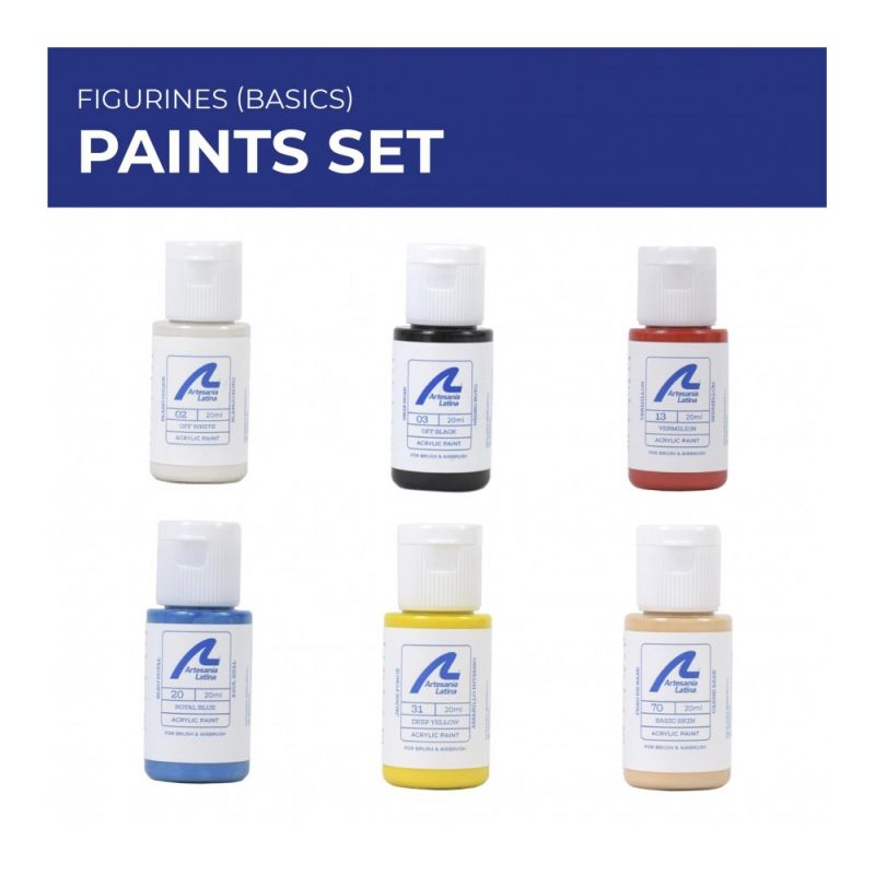 Paints set for figurines - Artesania Latina 277PACK14