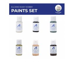 Farby do modelu łodzi szkoleniowej J.S. Elcano firmy Artesania Latina 277PACK17