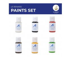 Farby do modelu kutra Le Renard firmy Artesania Latina 277PACK18