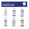 Farby do modelu łodzi rybackiej  La Provençale firmy Artesania Latina 277PACK25