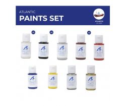 Farby do modelu holownika Atlantic firmy Artesania Latina 277PACK28