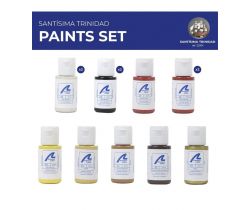 Paints set for Santísima Trinidad - Artesania Latina 277PACK30