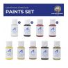 Paints set for Santísima Trinidad - Artesania Latina 277PACK30