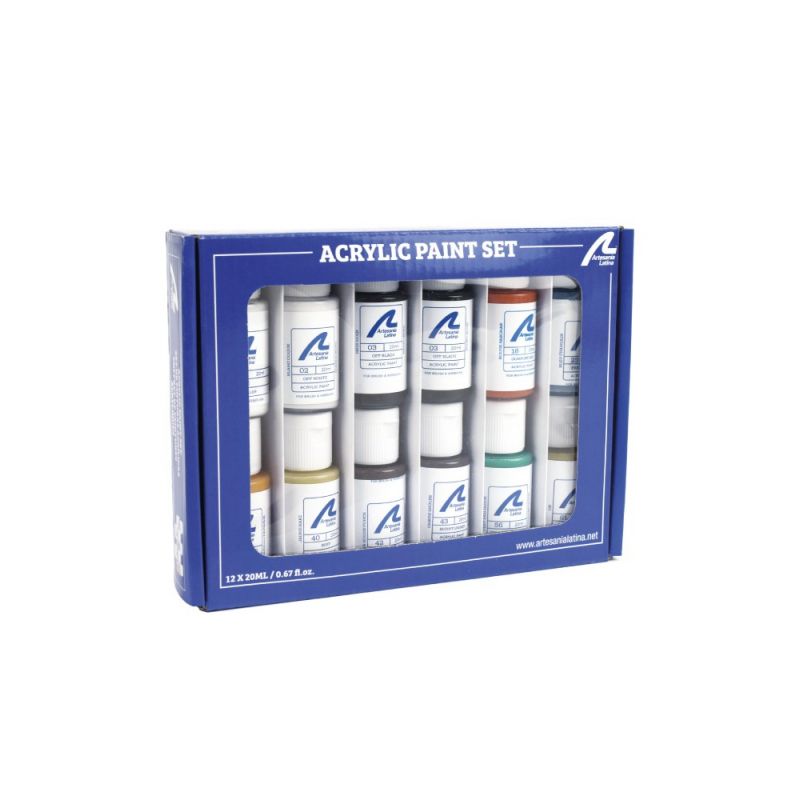 Farby do modelu fregaty HMS Surprise - Artesania Latina 277PACK34