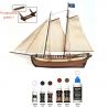 Model drewniany żaglowca Polaris z farbkami firmy OcCre 12007P