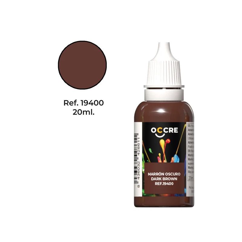 Dark Brown 20ml - OcCre 19400