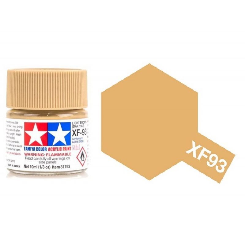 Tamiya XF-93 Light Brown DAK (1942) 10ml - 81792