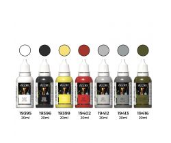 Zestaw farb do modelu metalowego samolotu Spitfire firmy OcCre 90568