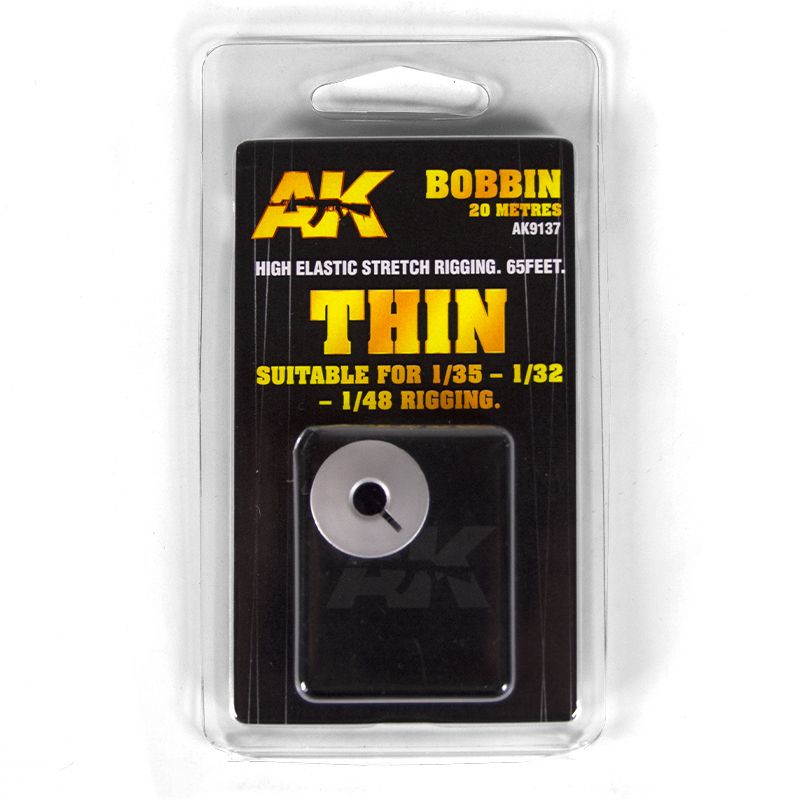 Elastic rigging bobbin thin - AK 9137