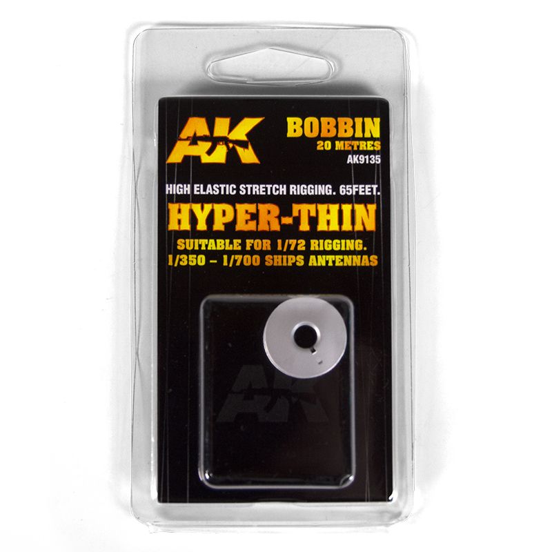 Elastic rigging bobbin hyper-thin - AK 9135