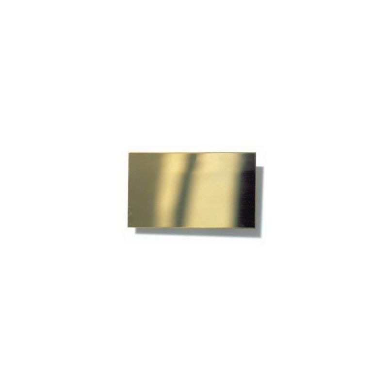 Brass sheet 0,3mm 10x20cm