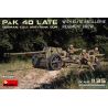 Model niemieckiego działa 7,5cm PaK 40 z obsługą firmy Miniart 35409