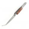 Self-locking insulated curved tweezers Adammed - PAZD
