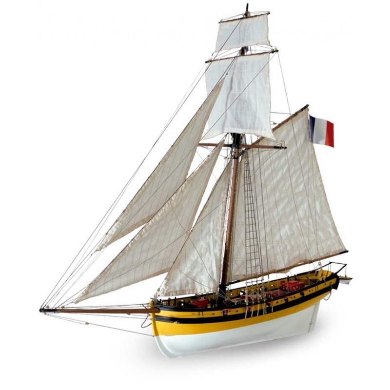 Drewniany model statku pirackiego Le Renard - Artesania Latina 22401