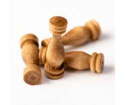 Tralki drewniane orzech 11mm - 15szt. - Amati 4035/11