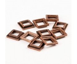 Ambrazury 10x10mm - 10szt. - Amati 4240/10