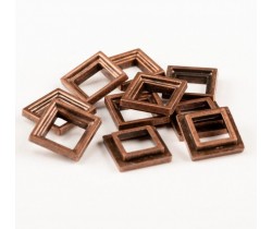 Ambrazury 13x13mm - 10szt. - Amati 4240/13