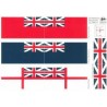 British flags 1700-1800 112x56mm - Amati 5700/17