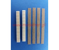 Schody drewniane 50mm x 6mm 2szt. - Amati 4320/05 