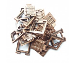 Ambrazury 18x18mm 10szt. - Amati 4132/18