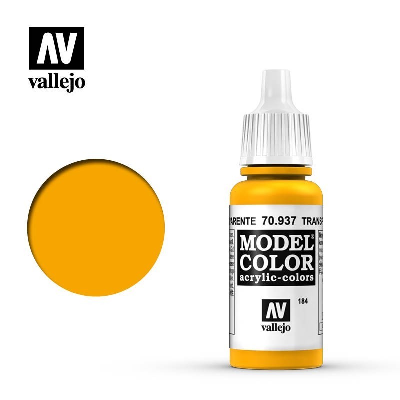 184 Transparent Yellow - Vallejo 70937
