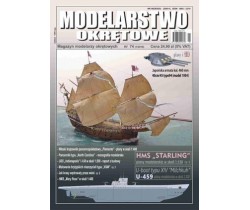 Miesięcznik Modelarstwo Okrętowe Nr 74 z planami modelarskimi