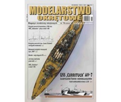 Miesięcznik Modelarstwo Okrętowe Nr 79 z planami modelarskimi